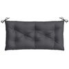 vidaXL Garden Bench Cushions 2 pcs Melange Anthracite 100x50x7 cm Fabric