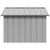 vidaXL Dog House Grey 116.5x103x81.5 cm Galvanised Steel