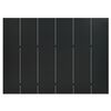 vidaXL 6-Panel Room Dividers 2 pcs Black 240x180 cm Steel