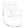 vidaXL Relaxing Chair Black Fabric