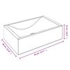 vidaXL Bathroom Vanity Cabinet with Black Marble Sinks Solid Wood Teak