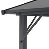 vidaXL Gazebo with Roof Aluminium 4x3x2.6 m Black