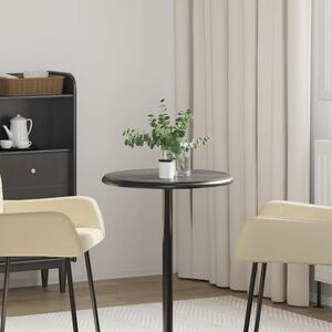 vidaXL Table Top Black &Oslash;50x2.5 cm Marble