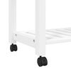 vidaXL Kitchen Trolley MONZA 84x40x90 cm Solid Wood Pine