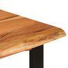 vidaXL Dining Table 110x50x76 cm Solid Wood Acacia