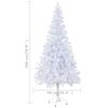 vidaXL Artificial Pre-lit Christmas Tree with Stand 180 cm 620 Branches