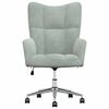 vidaXL Relaxing Chair Light Grey Velvet