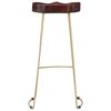 vidaXL Gavin Bar Stools 2 pcs Solid Mango Wood