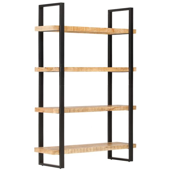 vidaXL 4-Tier Bookcase 120x40x180 cm Rough Mango Wood