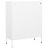 vidaXL Storage Cabinet White 80x35x101.5 cm Steel