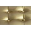 vidaXL Tub Chair with Footstool Gold Faux Leather