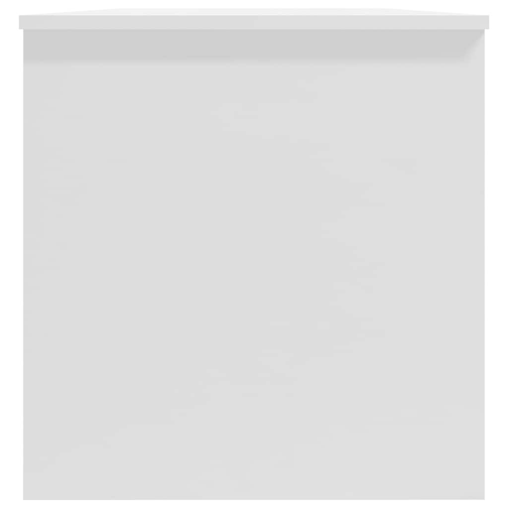 vidaXL Coffee Table High Gloss White 102x50x52,5 cm Engineered Wood