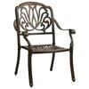 vidaXL 3 Piece Bistro Set Cast Aluminium Bronze
