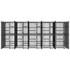 vidaXL Outdoor Dog Kennel Steel 9.22 m&sup2;