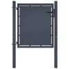 vidaXL Garden Gate Steel 100x75 cm Anthracite