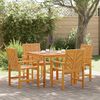 vidaXL Garden Dining Set 5 pcs Brown 90 x 90 x 74 cm Solid acacia wood