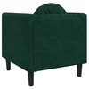 vidaXL Sofa Chair with Cushion Dark Green Velvet