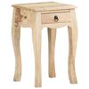 vidaXL Bed Cabinet 28x28x46 cm Solid Mango Wood