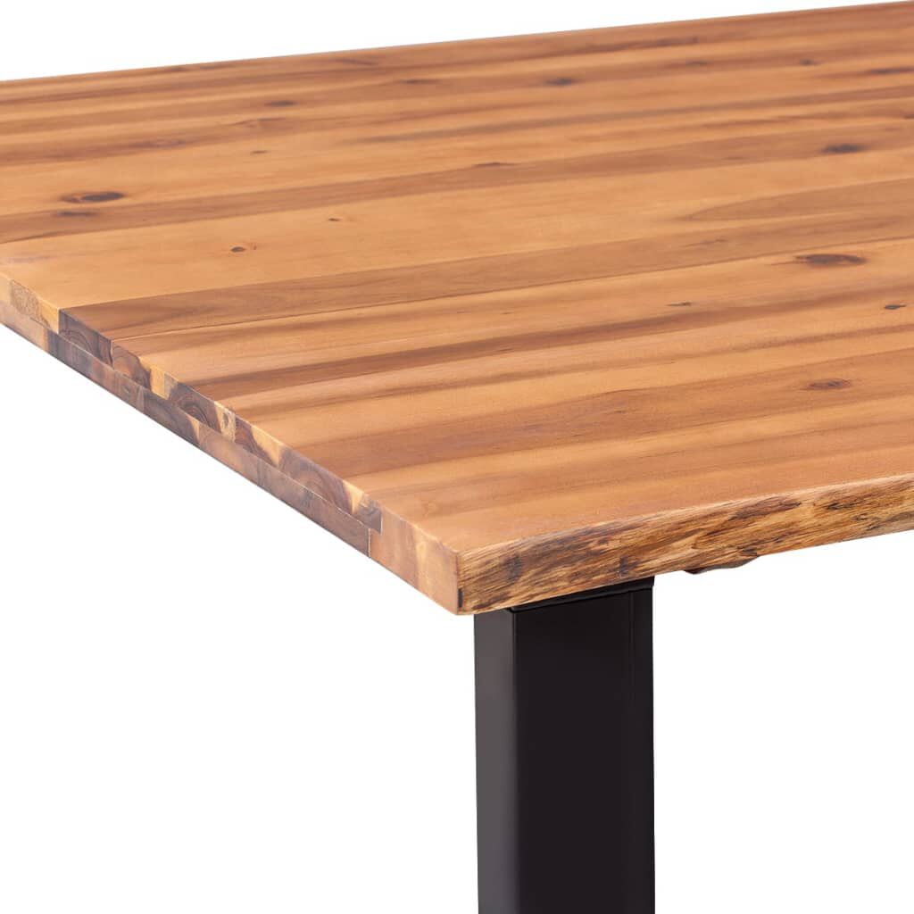 vidaXL Dining Table Solid Acacia Wood 200x90 cm