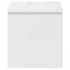 vidaXL Coffee Table High Gloss White 102x50.5x52.5 cm Engineered Wood