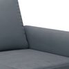 vidaXL 2 Piece Sofa Set with Pillows Dark Grey Velvet