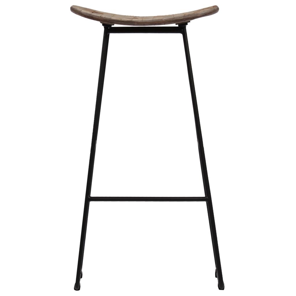 vidaXL Bar Chairs 2 pcs Reclaimed Teak