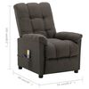 vidaXL Electric Massage Chair Taupe Fabric