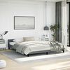 vidaXL Bed Frame without Mattress Dark Grey 183x213 cm Velvet