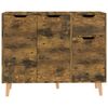 vidaXL Sideboard Smoked Oak 90x30x72 cm Engineered Wood