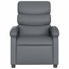 vidaXL Recliner Chair Grey Faux Leather
