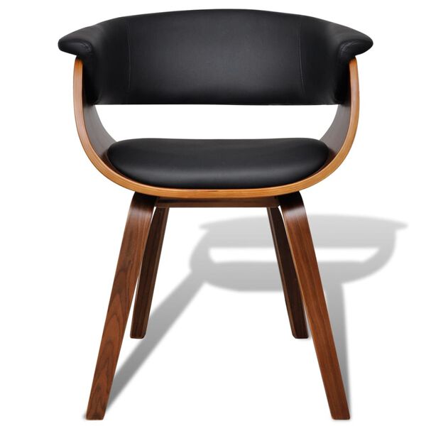 Modern Artificial Leather Wood Dining Chair