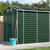 vidaXL Garden Shed Green 191x555x198 cm Galvanised Steel