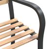 vidaXL Twin Garden Bench 238 cm Chinese Fir Wood