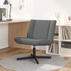 vidaXL Swivel Chair Manual Dark grey 63 x 75 x 76 cm Fabric