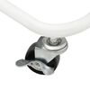 vidaXL 3-Tier Trolley White 43x34x79 cm Steel