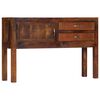 vidaXL Sideboard 118x30x75 cm Solid Mango Wood