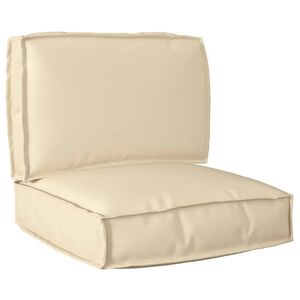 vidaXL Pallet Cushion Set 2 pcs Beige Oxford Fabric