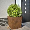 vidaXL Garden Planter 50x50x50 cm Weathering Steel