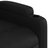 vidaXL Electric Massage Recliner Chair Black Faux Leather