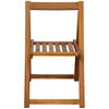 vidaXL Folding Garden Chairs 2 pcs Solid Acacia Wood