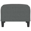 vidaXL Footstool Dark Grey 70x55x41 cm Fabric