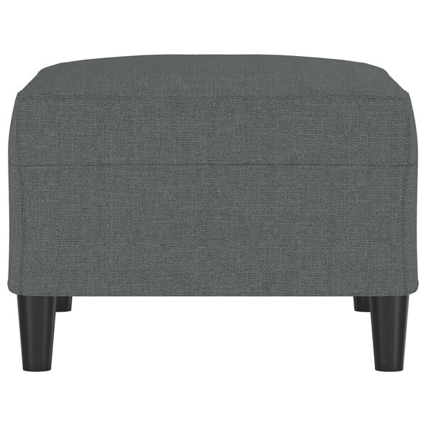 vidaXL Footstool Dark Grey 70x55x41 cm Fabric