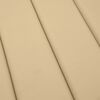 vidaXL Sun Lounger Cushion Melange Beige 200x50x4 cm Fabric