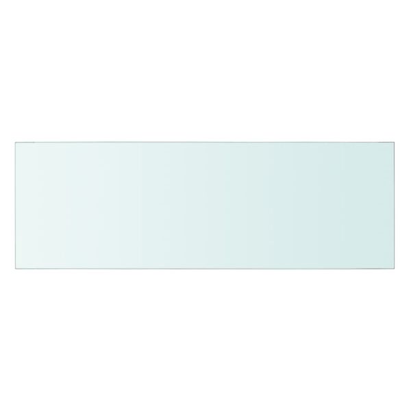 vidaXL Shelves 2 pcs Panel Glass Clear 60x20 cm