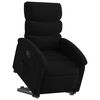 vidaXL Stand up Recliner Chair Black Fabric