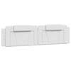 vidaXL Bed Frame "Viana" without Mattress White 193x203 cm Faux Leather
