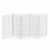 vidaXL Gabion Basket Galvanised Steel 120x30x100 cm