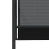vidaXL 17 Piece Garden Dining Set Black Textilene
