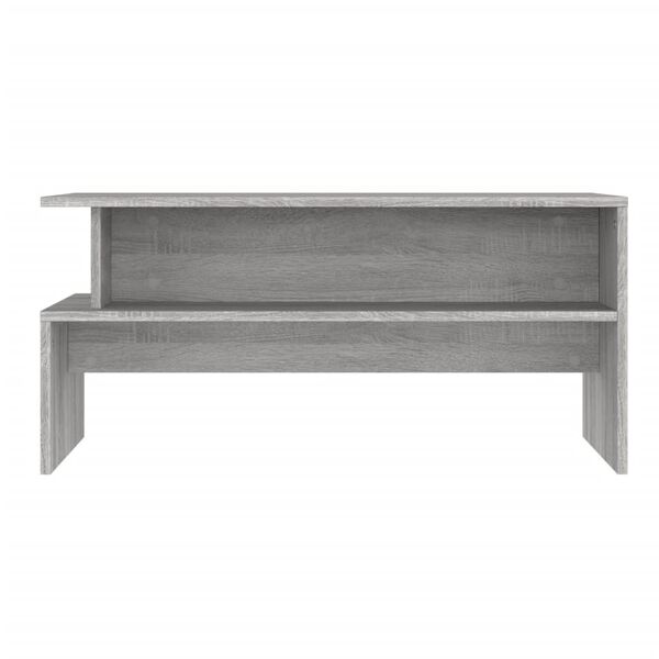 vidaXL Coffee Table Grey Sonoma 90x55x42.5 cm Engineered Wood
