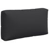 vidaXL Pallet Cushions 3 pcs Black Fabric